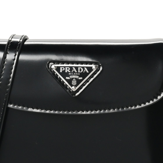 小物 PRADA PRADA Spazzolato Mini Cleo Flap Adjustable Strap Shoulder