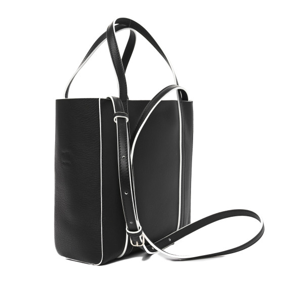 BALENCIAGA Smooth Calfskin Logo Double Sided XXS Everyday