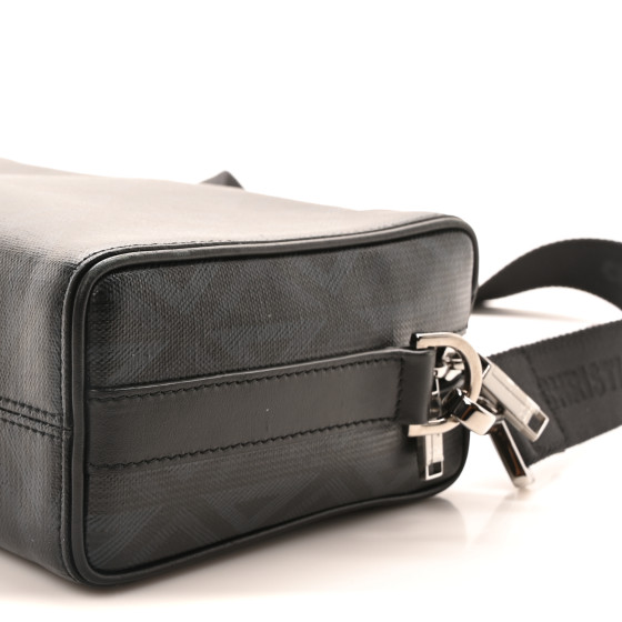 CHRISTIAN DIOR Canvas CD Diamond Lingot 22 Bag Black 1681795