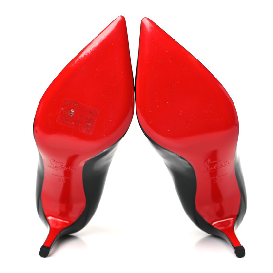 極美品クリスチャンルブタン pigalle パテント ブラック35 CHRISTIAN LOUBOUTIN Patent Pigalle 85 Pumps 35 Black 1683759