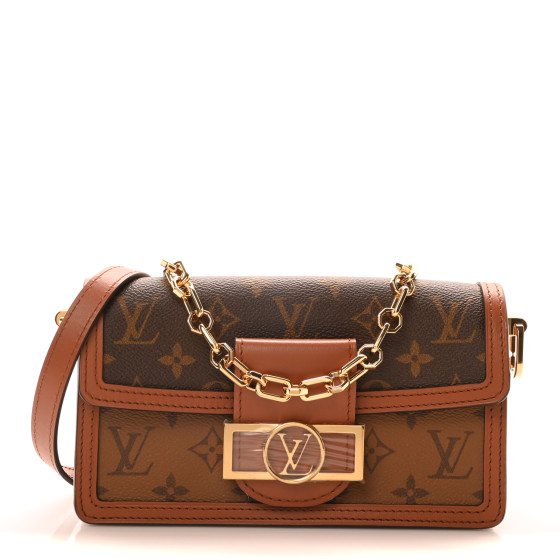 入手困難★希少【LOUISVUITTON】Mini Dauphine Monogram Reverse LOUIS VUITTON Reverse Monogram Dauphine Mini East West