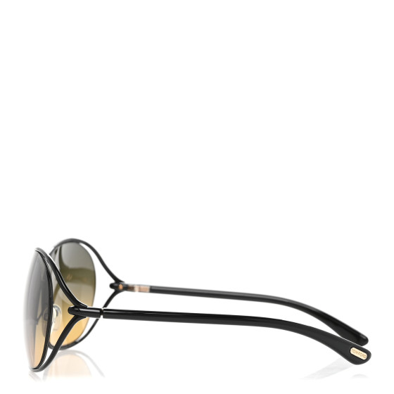 TOM FORD Carla Soft Square Sunglasses TF157 Dark Brown