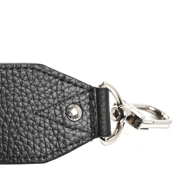 LOUIS VUITTON Taurillon Bandouliere Shoulder Strap Black