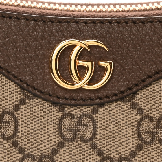 GUCCI GG Supreme Monogram Textured Dollar Calfskin Small