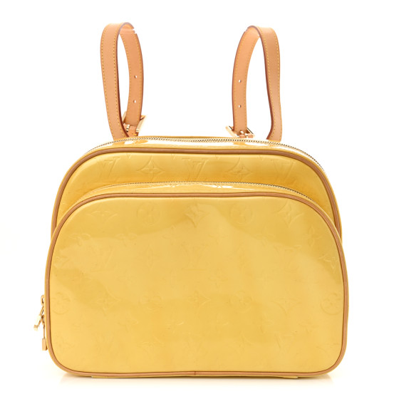 LOUIS VUITTON Vernis Murray backpack Yellow