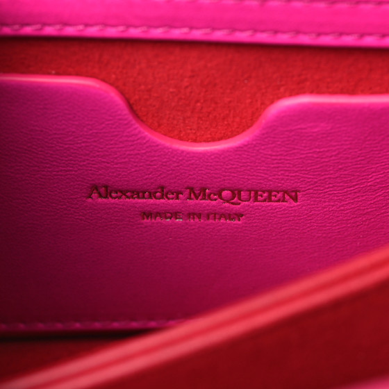 バッグ・カバンその他 ALEXANDER MCQUEEN Woman Mini bag Fuchsia 731136DYTAD 5705 Alexander McQueen Multicolor Textured Leather Mini Heroine