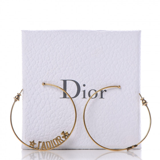 CD JADIOR ゴールドピアス Christian Dior(クリスチャンディオール) JADIORピアス ホワイト