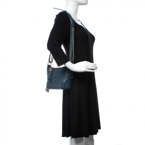 GABRIELLE CHANEL 2本セット Chanel Gabrielle Double Zip Clutch with Chain Quilted Aged