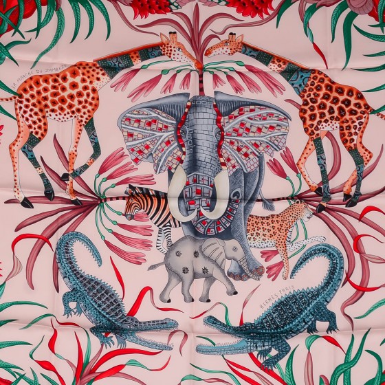 希少品◆入手困難♪【HERMES】スカーフ LA MARCHE DU ZAMBEZE 90 La Marche du Zambeze scarf 90 | Hermès Australia