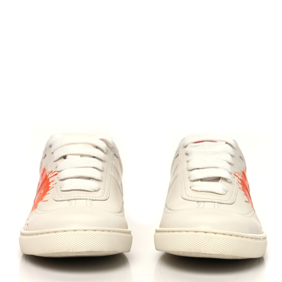 HERMES Swift Printed Peinture Fraiche Quicker Sneakers 36.5