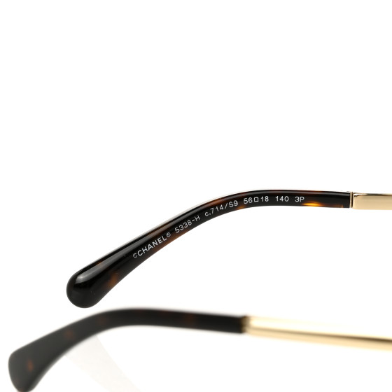 CHANEL Pearl Sunglasses 5338-H Tortoise 1184465 | FASHIONPHILE