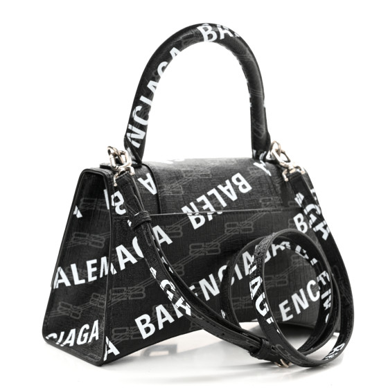 ★送料関税込★BALENCIAGA BBエンボスロゴ トップハンドルバッグ BALENCIAGA Coated Canvas BB Monogram Allover Logo Small