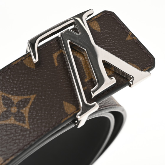 Louis Vuitton ベルト 95/38 LOUIS VUITTON Damier Azur LV Initiales Belt 95 38 44830