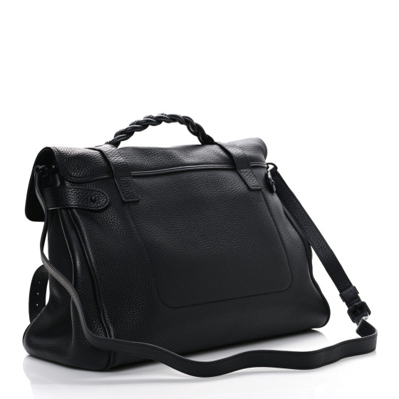 【関税&送料込】Mulberry Alexa Heavy Grain MULBERRY Heavy Grain Oversized Alexa Black 1682117
