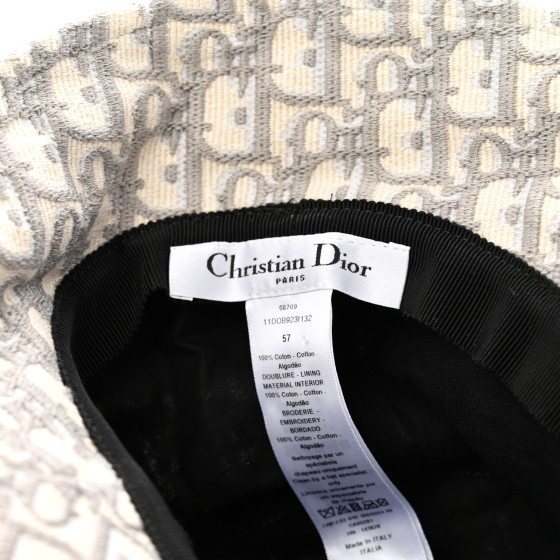 クリスチャンディオール　dior  バケハ　57 Dior Bucket Hat 57cm: Refined Style