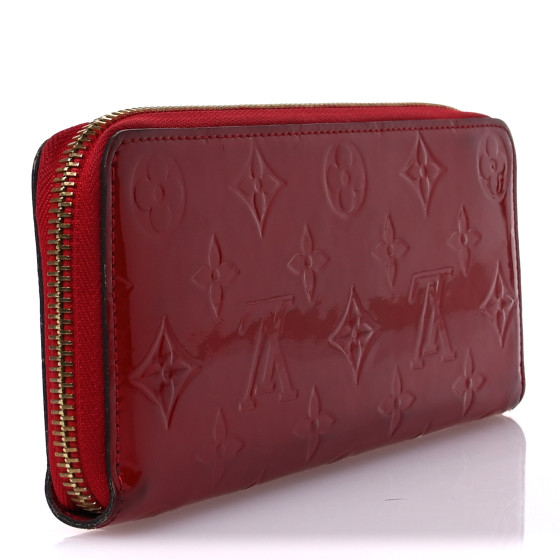 小物 LOUIS VUITTON WALLET vernis LOUIS VUITTON Monogram Vernis Zippy Wallet M90346 12 Card