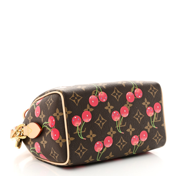 【愛らしいチェリー柄】Louis Vuitton スピーディ20（チェリー) LOUIS VUITTON LV X TM Monogram Cerises Speedy Bandouliere 20