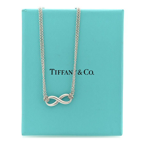 アクセサリー - Tiffany&Co. - INFINITY necklace RETIRED GENUINE TIFFANY & CO INFINITY PENDANT NECKLACE