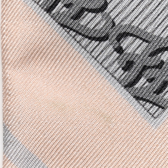 FENDI Silk FF Karligraphy Wrappy Bandeau Grey 1683187
