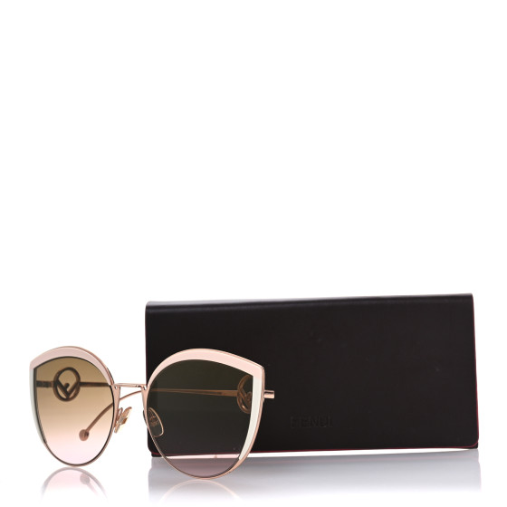 ファウスト FENDI Metal Acetate F is Fendi Cat Eye Sunglasses FF 0290/S