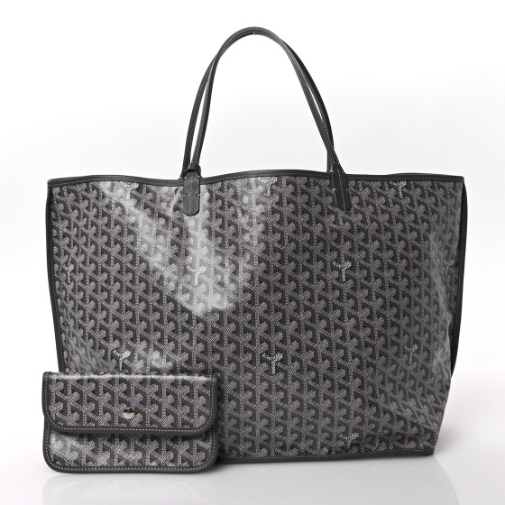 GOYARD Goyardine Reversible Anjou GM Grey 1683408 | FASHIONPHILE