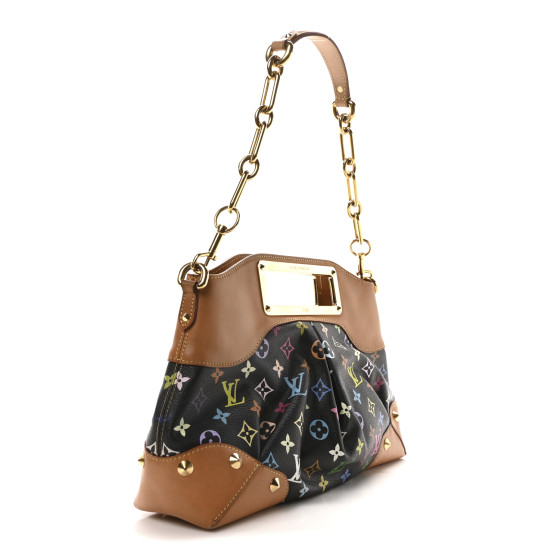 【希少】 LOUIS VUITTON Multicolore Monogram Judy MM Vintage Authenticated Louis Vuitton Monogram Multicolore Judy MM