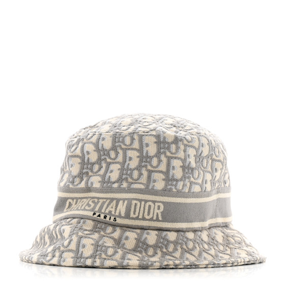 【最安値】 今市隆二着用 Dior Oblique Bucket Hat CHRISTIAN DIOR Oblique Bucket Hat 57 Grey 1684478 | FASHIONPHILE