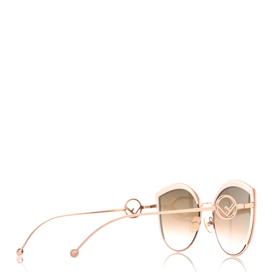 FENDI Metal Acetate F is Fendi Cat Eye Sunglasses FF 0290/S