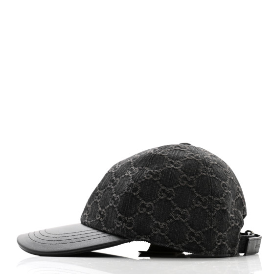 GUCCI キャップ Nylon baseball hat with Gucci logo in black | GUCCI® US