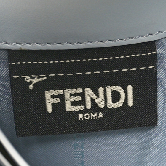 FENDI Vitello Liberty Fun Fair Studded Continental Wallet On