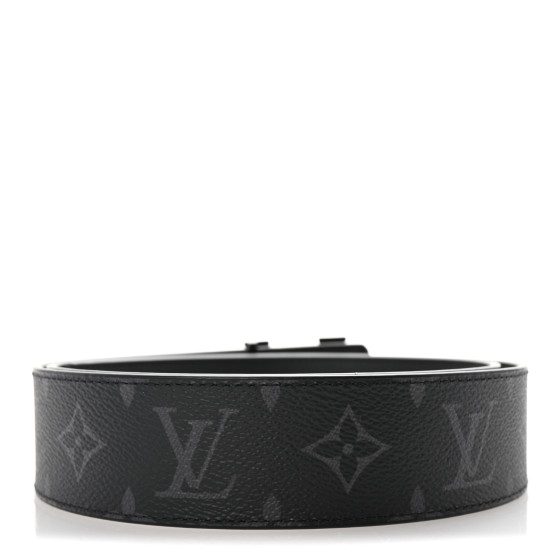 LOUIS VUITTON Monogram Eclipse Taigarama 40mm LV Initiales