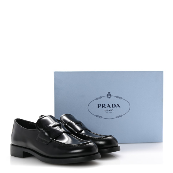 靴 PRADA SPAZZOLATO 37 靴 PRADA Leather Strap Shoes 37 NIB Vtg PRADA Spazzolato