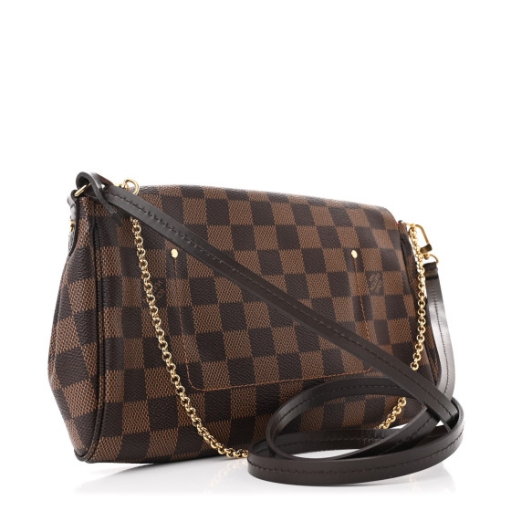 LOUIS VUITTON Damier Ebene Favorite MM 1687036 | FASHIONPHILE