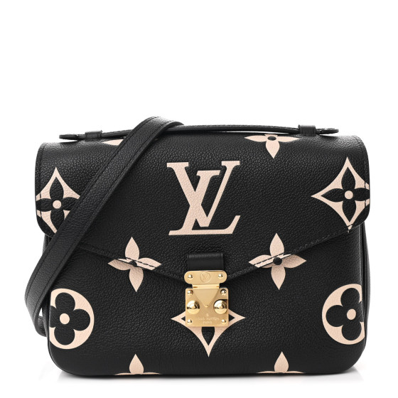 LOUIS VUITTON Empreinte Monogram Giant Pochette Metis Black