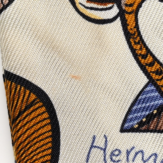 HERMES Silk Tree Of Song Twilly Creme Mauve Ocre 1678549