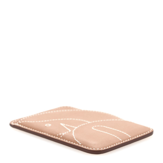 ■【 HERMES 】MagSafe カード ホルダー  Cheval HERMES Swift Stitched Cheval MagSafe Card Holder Gold
