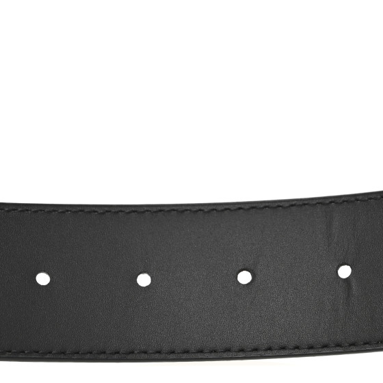 Louis Vuitton ベルト 95/38 Louis Vuitton LV Initial Belt Men's Black size 38 US or 95