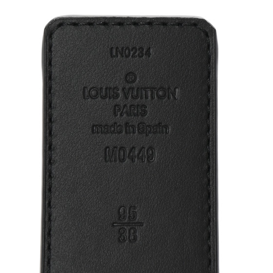 LOUIS VUITTON Monogram Eclipse Taigarama 40mm LV Initiales