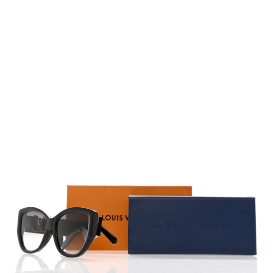 LOUIS VUITTON LV Icon Cat Eye Sunglasses Z1733E Black