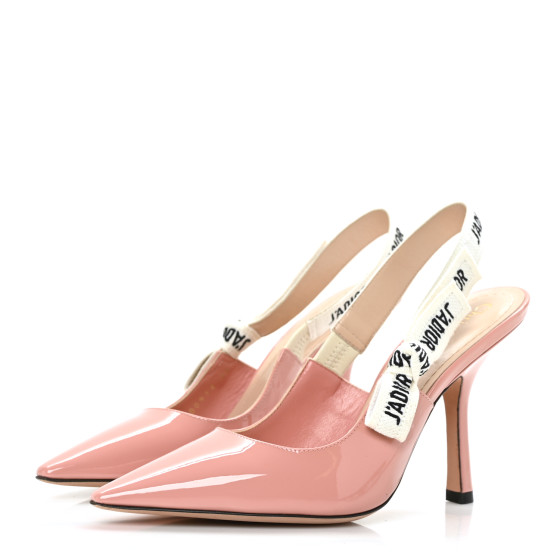 【メーカー直送】 CHRISTIAN Pumps 100mm Slingback J'Adior Ribbon Patent DIOR 靴