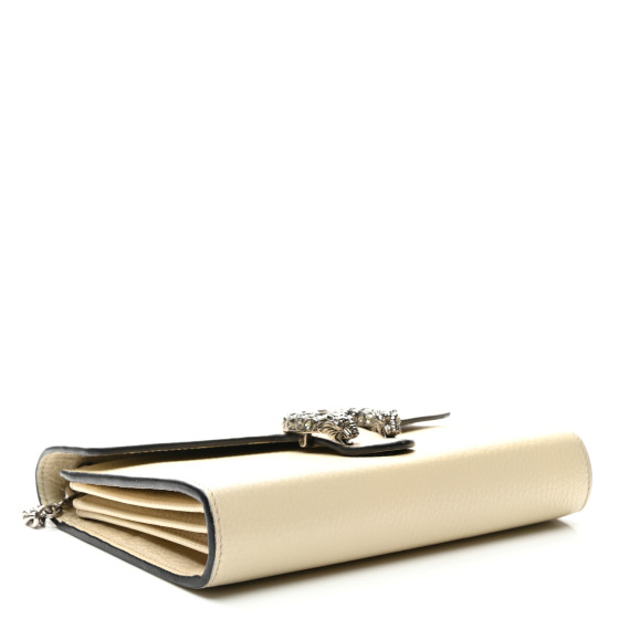 長財布 DIONYSUS CHAIN WALLET Dionysus wallet on chain in beige and ebony | GUCCI® US