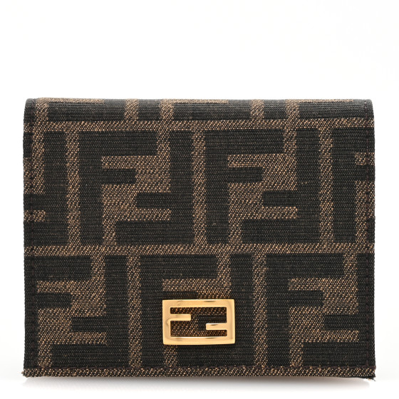 FENDI｜HALF-LENGTH WALLETS (]FF Jacquard Micro Tri-fold FENDI｜HALF-LENGTH WALLETS (]FF Jacquard Micro Tri-fold