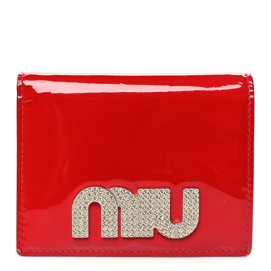 【MIU MIU】ENFELOPE LEATHER WALLET Miu Miu Pink Crocodile Long Zip Around Leather Envelope