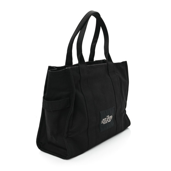 【関税込み】The Large Tote Bag - Marc Jacobs - Black - Cott Marc Jacobs The Large Tote Bag | Black | FARFETCH