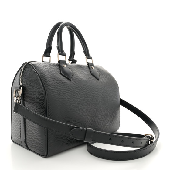 LOUIS VUITTON Epi Speedy Bandouliere 25 Black 1675257