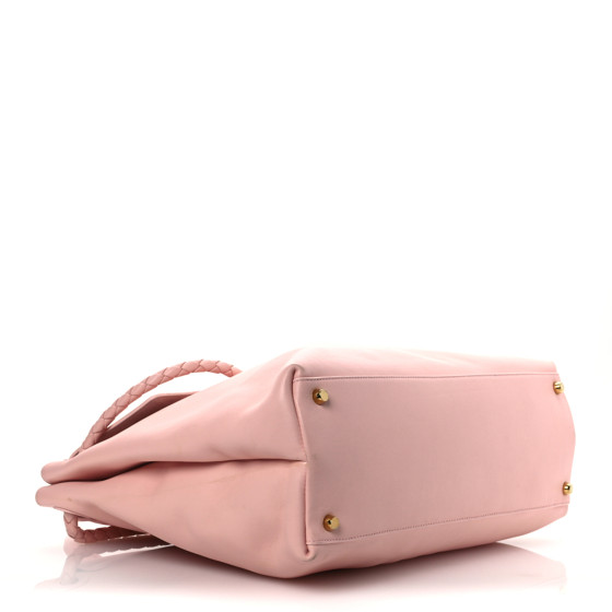 Bottega Veneta ミニ ローマ トートバッグ ピンクベージュ