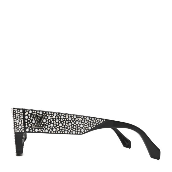 LOUIS VUITTON Acetate LV Clash Pearls & Strass Sunglasses