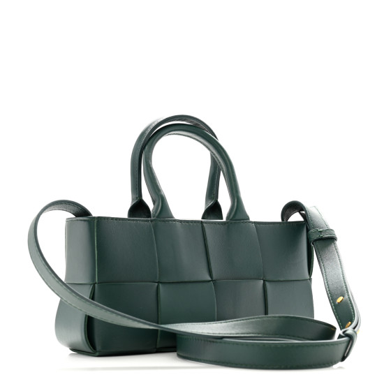 トートバッグ BOTTEGA VENETA ARCO MICRO TOTE BAG IN MAXI INTRECCIATO NAPPA BOTTEGA VENETA Nappa Maxi Intreccio Mini Arco East West Tote