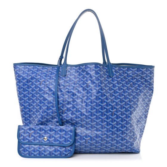 GOYARD Goyardine Saint Louis GM Sky Blue 1687466 | FASHIONPHILE