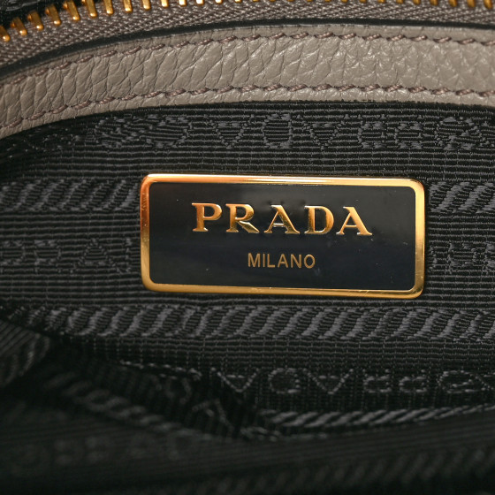 小物 PRADA PRADA Vitello Phenix Bauletto Argilla 1427063 | FASHIONPHILE
